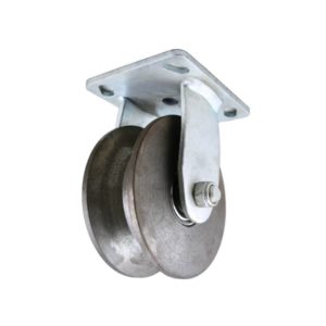 Cast iron track heavy duty wheel
