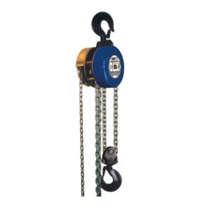 Triple spur gear chain pulley block