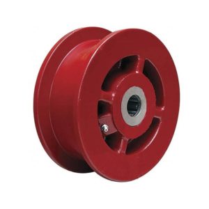 Cast iron track wheel